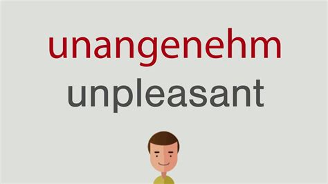 unangenehm auf englisch|unangenehm definition.